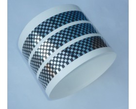 SAMOLEPKA - PÁSEK - ČERNO STŘÍBRNÁ ŠACHOVNICE